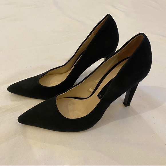 ZARA Black Heels with Gold Size 38 - Picture 2 of 11